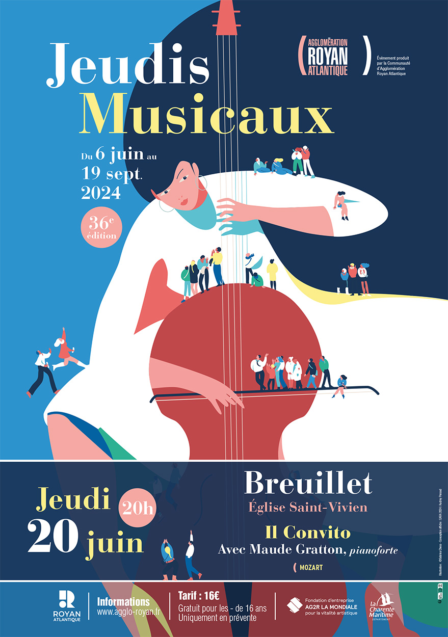 Concert « Jeudis Musicaux » : Maude Gratton, pianoforte & son ensemble